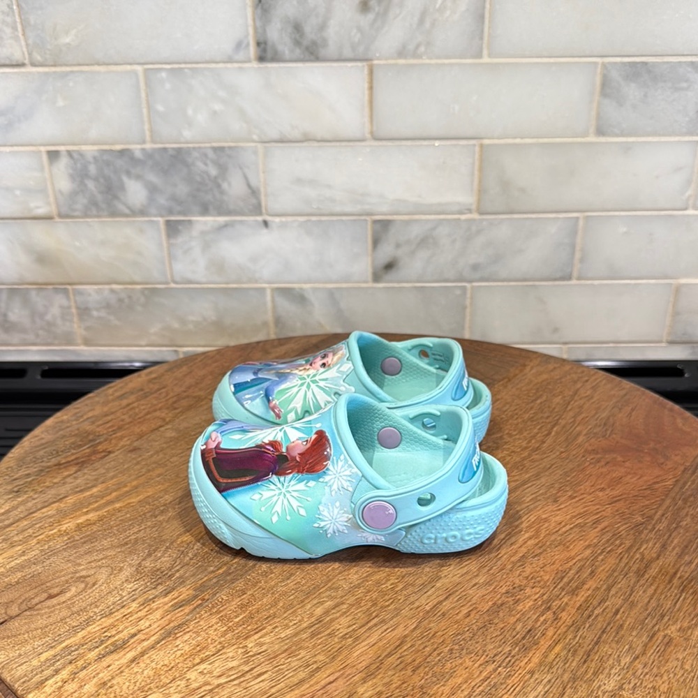 CROCS Frozen Themed Toddler Kids Clogs